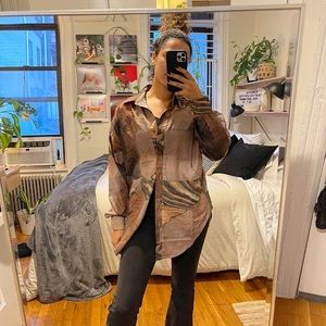 NWT PrettyLittleThing oversized button up